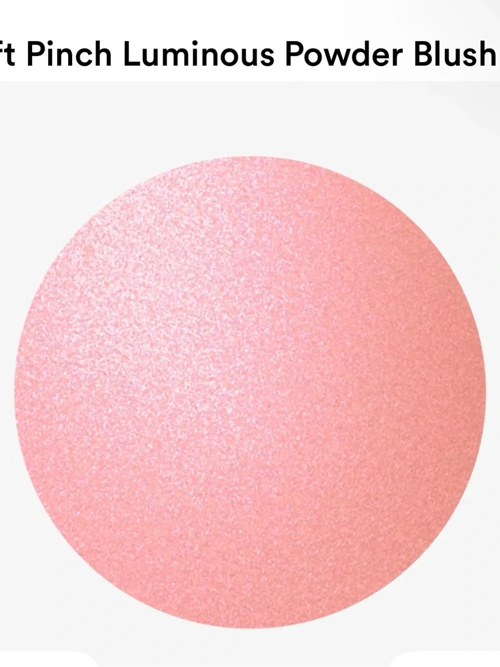 Rare Beauty Luminous Dome Blush — Peachy Pink Glow
